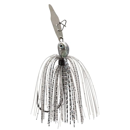 Strike King Thunder Cricket Fishing Lure, Vibrating Swim Jig, Silver Blade, 4/0 Jungle-Style Flipping Hook - color: 288 - Mouse, size: 3/8 oz