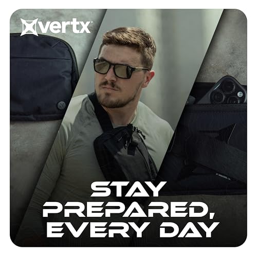 Vertx Everyday Tactical Fanny Pack + - 100% Nylon Fanny Pack for Men and Women with CCW-Ready Design and Rapid Access Tab - Black - 2L - color: Black, style: Everyday Fanny Pack +