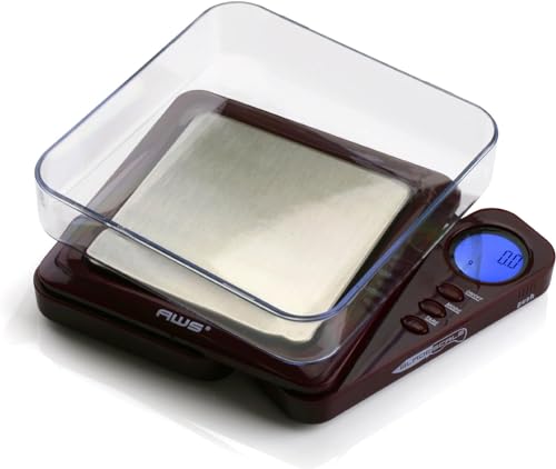 Blade Series - Digital Precision Pocket Weight Scale - Lightweight 650G X 0.1 G - (Red) - AMERICAN WEIGH SCALES - color: Red, size: 650g x 0.1g