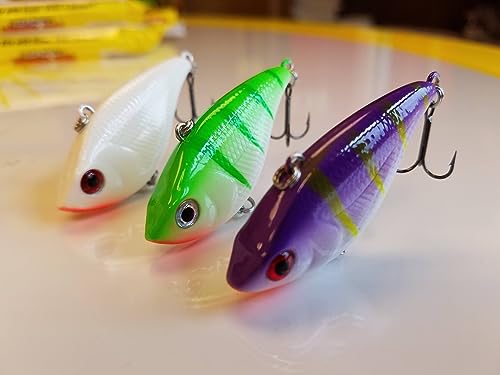 Northland Fishing Tackle Rippin' Shad Lipless Crankbait - Freshwater Fishing Oure for Bass, Walleye, Trout, & Crappie, The Perfect Bait in Nay Kit, Assorted Sizes & Colors - color: Gold Black, size: 2.6" (5/8 Oz)