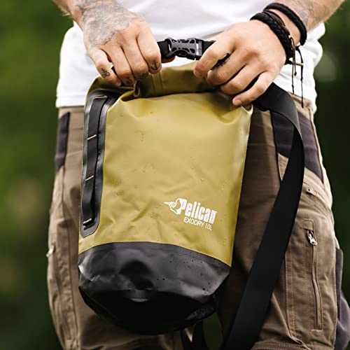 Pelican Waterproof Dry Bag 10L/20L/30L - Reflective - Exodry - Waterproof - Keeps Gear Dry for Kayaking, Beach, Rafting and Fishing - size: 30L