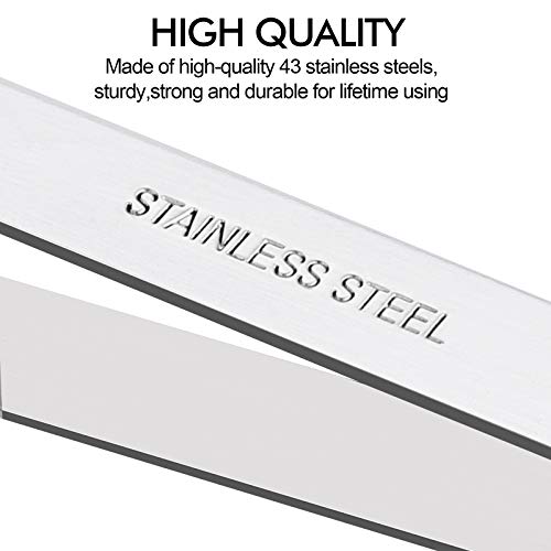 Fish Bone Tweezers, Professional Stainless Steel Flat and Slant Pliers Set for Kitchen Salmon Trout, 1 SET | Professional Stainless Steel, Flat and Slant Pliers Set, For Kitchen Salmon Trout
