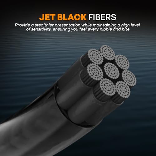 FINS Infinity Braided Fishing Line – USA Made, Silky Smooth 8-End Jet Black Braid for Superior Casting Distance, Quiet Performance Through Guides, Stealthy Freshwater and Saltwater Presentations - size: 4000 Yards