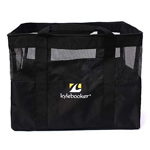 Kylebooker Large Capacity Fly Fishing Wader Storage Bag | Mesh Vents, Easy Transportation and Carrying Wet Hunting Boot & Wader Bags,Wading Travel Outdoor Use