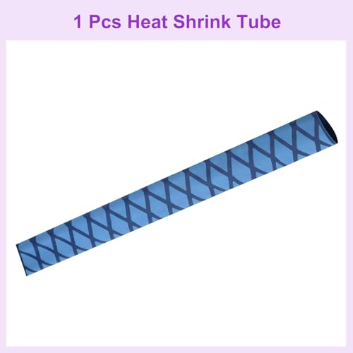 DMiotech Heat Shrink Sleeve Wrap Tubing x Tube Tubing for Fishing Rod Grips and Other Grips, Non Slip - Insulation - Waterproof 40'' Lengths, Dia 25mm Blue - color: Blue, size: Dia 25mm