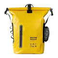 Dry Bag Waterproof 25L - Floating & Lightweight Bags for Women, Waterproof Backpack for Kayaking, Boating, Fishing, Paddle Boarding, Camping, Hiking, Roll-Top Seal & Adjustable Shoulder Straps - color: Yellow