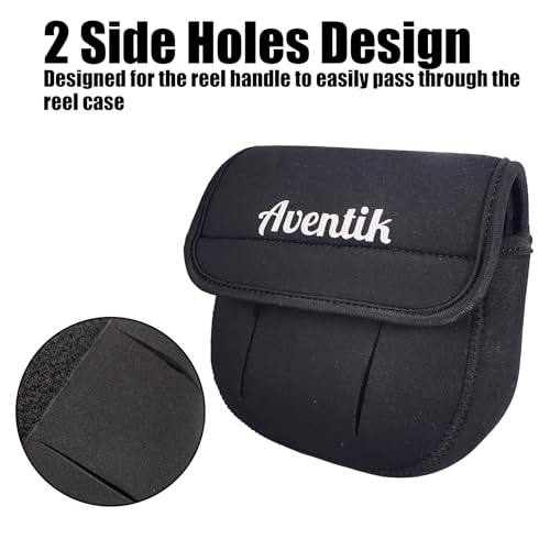 Aventik Fishing Spinning Reel Cover Pouch, Fishing Reel Protective Case, Compatible with 3000-7000 Series Spinning Reels Storage, 3 Sizes Choices (3 PACK, S(UP to 3000)) - style: 3pack-s(up to 3000)
