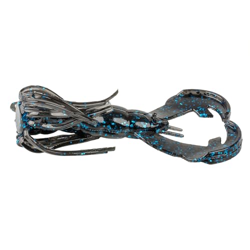 Strike King Rage Luau Craw Soft Bait - color: 2 - Black and Blue