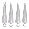 10PCS Fishing Weights Torpedo Sinkers Inline Trolling Sinkers Weights Kit Fishing Sinkers Catfishing Sinkers Saltwater Fishing Torpedo Weights Double Ring Sinkers-1oz(30g) - size: 4.23oz(120g)-4Pcs
