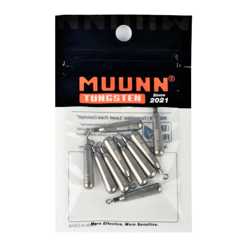 Tungsten Free Rig Weights,10Pcs Drop Shot Rig Weights Tungsten Fishing Sinkers, More Compact Than Lead Weights, Tie on Connect - size: 3/16oz - 10 Pack, style: Plain