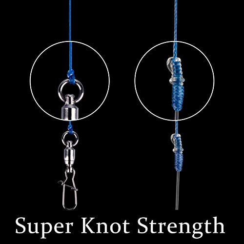 RIKIMARU Braided Fishing Line Abrasion Resistant Superline Zero Stretch&Low Memory Extra Thin Diameter 327-1094 Yds, 4-180LB - color: Multicolor, size: 1094 Yds/0.20mm/25LB
