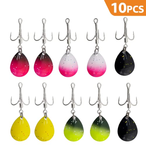 Weighted Hooks & Lures - Trout & Bass Fishing Jigs for Fresh & Saltwater