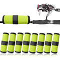 8 Pack Fishing Lure Covers，Lure Wraps for Fishing Rod，Fishing Hook Bait Covers - color: Lemon Green