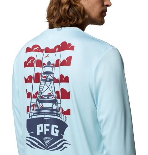 Columbia Terminal Tackle PFG Dare Devil Long Sleeve - color: Marine Light, size: XX-Large