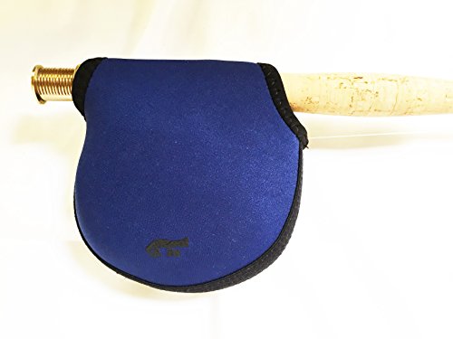 Kufa Sports Fishing Reel Cover Made by 4mm Thickness Neoprene for Spinning Reel, Bait Casting, Low Profile & Fly Reel - style: Fly Reel Cover Large (#3/4)