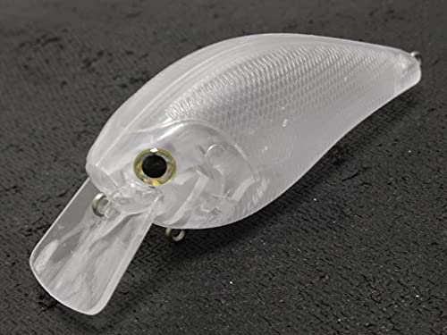 Blank Unpainted Minnow Crankbait Topwater Lipless Jerkbait Fishing Lures - color: UPHC25P10