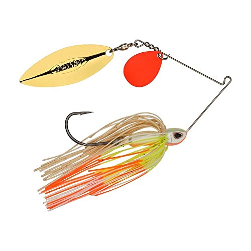 Berkley Power Blade Compact Fishing Spinnerbaits - color: Coleslaw/Orange + Gold, size: 1/2 oz - Colorado Colorado