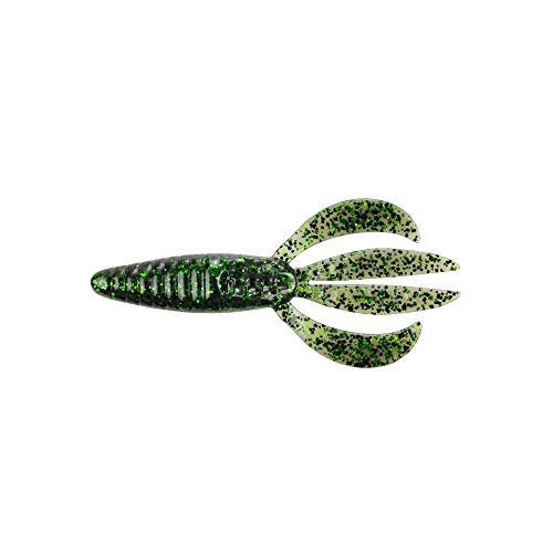 Berkley PowerBait Pit Boss Fishing Soft Bait - color: Green Haze, size: 4" (8 Count)