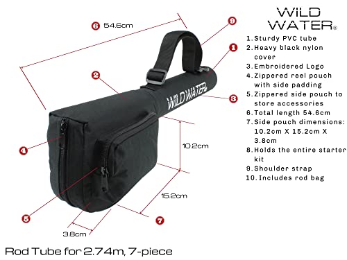 Wild Water Fly Fishing 5wt 9ft 7-piece Standard Fly Fishing Kit