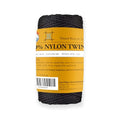 Just For Nets Twisted Tarred Nylon Bank Line Twine, Black, 1lb Spool - Heavy Duty String for Net Repair, Camping, Trot Line Fishing, Bushcraft Cordage (#60-1lb Spool) - size: #60 - 1lb Spool