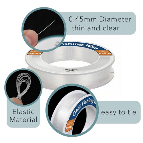 Mr. Pen- 218 Yard Nylon Fishing Line, String for Hanging - size: 1 Pack