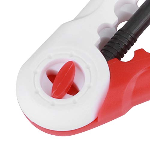 RiToEasysports Fishing Line Spooler Reel Winder,Mini Fishing Line Winding Spool for Varying Spool Sizes - color: white red
