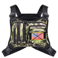 CVLIFE Outdoor Chest Bag for Men, Tactical Chest Pack, Adjustable Running Vest Bag, Lightweight Anti-theft EDC Rig for Hiking - color: Shadowstand