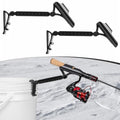 Huntury Adjustable Bucket Rod Holder for Ice Fishing, Clip On Mount, Foldable, Adjustable Angle, Ice Fishing Accessories, Ice Fishing Gear - style: Dual - Adjustment