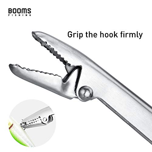 Booms Fishing R1 Stainless Steel Fish Hook Remover Extractor, 11-1/2 inches - color: Stainless Steel