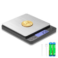 SKEAP Coin Scale to Weigh Coins, 1kg/0.01g High Accuracy Gram Scale for Coin Collectors, Gold and Jewelry, with USB Charging, LCD Display, PCS Counting, Includes Charging Cable and AAA Batteries - size: Black,1kg /0.01g