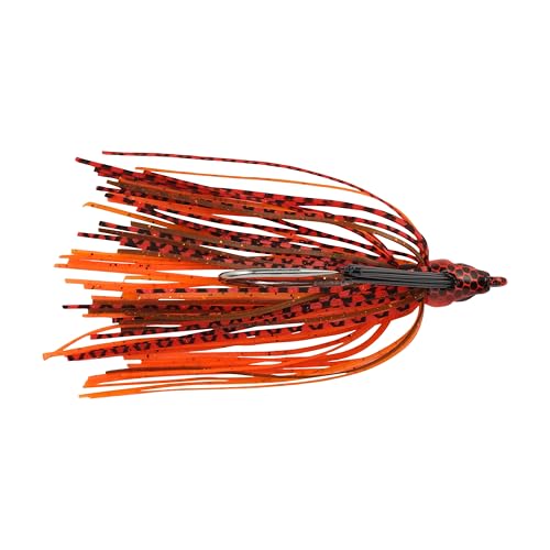 Berkley Swim Fishing Jigs - color: Fire Craw, size: 3/8 oz - 4/0 Hook Size