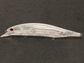 Blank Unpainted Minnow Crankbait Topwater Lipless Jerkbait Fishing Lures - color: UPM401P10
