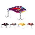 VIB Metal Lures Zinc Alloy Fishing Blade Spinner Bait with Treble Hooks Fishing Spoons Lures Pack of 5 - color: Blade Lures-A, size: 20g