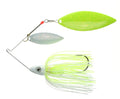 Nichols Lures Pulsator Depth Finder Metal Flake Spinnerbait - color: White/Chartreuse