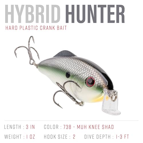 Strike King Hybrid Hunter Shallow Crankbait - color: 738 - Muh Knee Shad