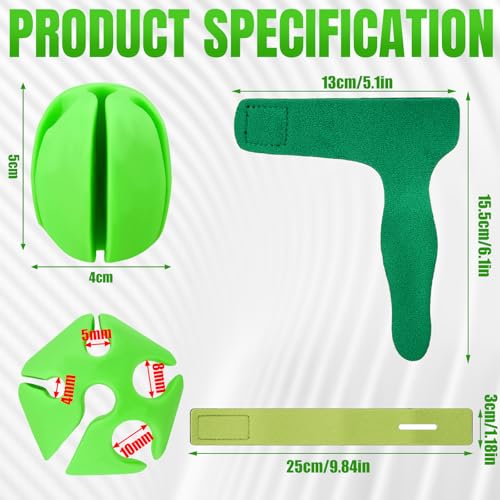12 Pcs Fishing Rod Accessory Kit Including Elastic Rod Straps Silicone Rods Holders Rods Tip Covers Protective Organizing Tools for Fishing Gear