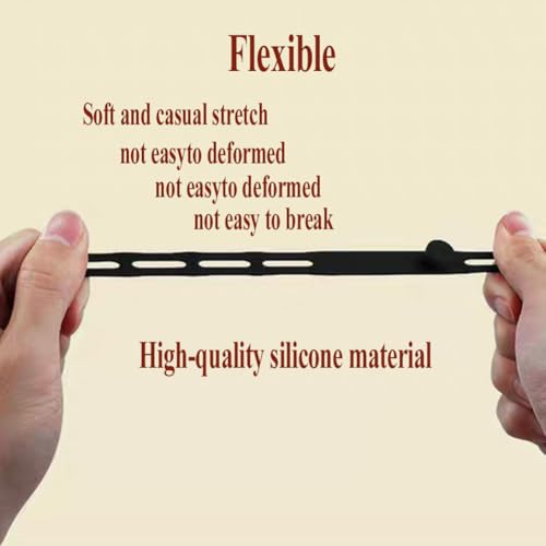 32 PCS Silicone Fishing Rod Ties Belt Straps Reusable Rubber Bands Straps for Pole Storage