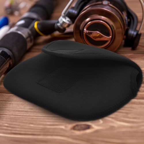 Garneck Fishing Reel Storage Pouch Small Baitcaster Reel Protective Cover Lightweight for Outdoor Fishing Equipment