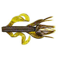 Yamamoto Custom Baits 4" Kreature Soft Creature Bait, 7-Pack, Bass Fishing Soft Plastic Lure, Multiple Colors - color: GREEN PUMPKIN W/ PURPLE & COPPER FLAKE (7 PACK)