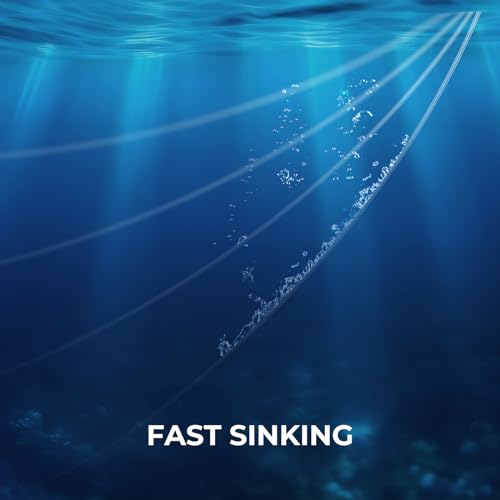 KastKing Fluorokote 100% Fluorocarbon Coated Fishing Line, Fluorocarbon Leader, Extreme Clarity,Fast Sinking,Shock Resistant, High Abrasion Resistance - size: 15LB(500Yard)