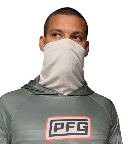 Columbia Men's Pfg Super Terminal Tackle Vent Hoodie - color: Dark Stone Currents Fade, size: Medium
