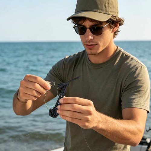 Fly Fishing Magnetic Fly Threader, Fishing Accessory to Easily Rig Small Flies & Tippet on Water, Universal Knot Helper Knot Assist for Threading Hooks, Works with Most Hooks, and Fly Styles