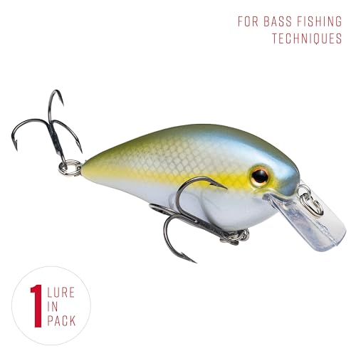 Strike King KVD 1.5 Hard Knock Fishing Lure, 3/8 oz, 3D Lifelike Eyes - color: 586 - Sexy Blue Back Herring, size: 1.5-Ounce