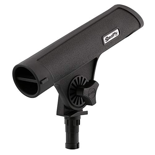 Scotty 349-BK Rodmaster II Rod Holder (No Mount), Black | Durable, Fully Adjustable, 360 Degrees of Rotation, Designed for Salmon and other Large Fish Species