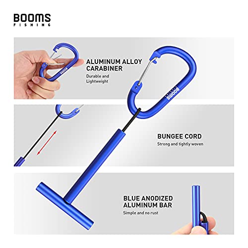 Booms Fishing SH1 Fly Fishing Tippet Spool Holder 2 Pack - color: Blue, 2pcs