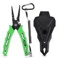 KastKing Cutthroat 7 inch Fishing Split Ring Pliers, 420 Stainless Steel Fishing Tools, Saltwater Resistant Fishing Gear, Tungsten Carbide Cutters - color: Green