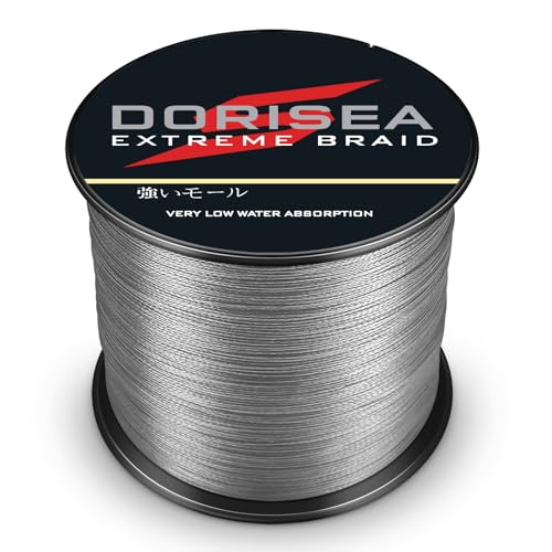 Extreme Braid 100% Pe Grey Braided Fishing Line 109Yards-2187Yards 6-550Lb Test Fishing Wire Fishing String-Abrasion Resistant Incredible Superline - size: 100m/109Yards 400lb/1.4mm(16Strands)
