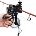 KastKing Kalibrate Fishing Line Spooler & 5’’ Braid Scissors - W/Line Counter, Patented Accessories, Portable, Compact, for Spinning & Casting Reels - No Line Twist, Fishing Gears Gifts for Men - style: Patented Line Spooler & Scissor - Black