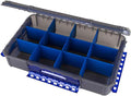 Flambeau Outdoors Zerust MAX WP5012ZM Ultimate Waterproof Tuff Tainer - Double Deep - 12 Compartments and 5 Removable Dividers - 14" L x 8.89" W x 3.02" - Fishing and Tackle Storage Utility Box - size: 14" Divided Double Deep