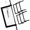 6PCS Fishing Lure Wraps Hook Safety Cover, Clear PVC Lure Protector for Treble Hooks, Bait Storage, Tangle‑Free Safe Fishing + Rod Tip Protector, Saltwater Safe (M x 6)